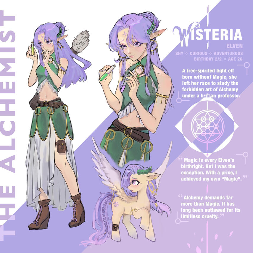 OC ✦ wisteria